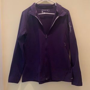 Large Purple Womens salomon Workout Jacket Acti